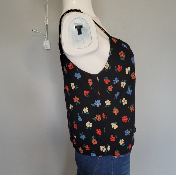 Madewell Button Down Cami in Pressed Flowers, VGUC, Size 8 - Picture 3 of 7